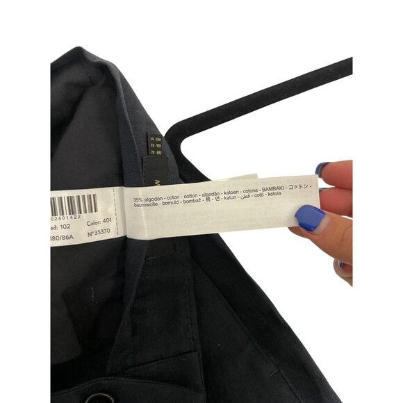 Massimo Dutti Mens Dress Pants EU 42 US 32 Navy Blue Straight Leg 0084/102 NWT - Picture 11 of 16